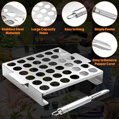 Skyflame Stainless Steel Jalapeno Grill Rack - Image 5