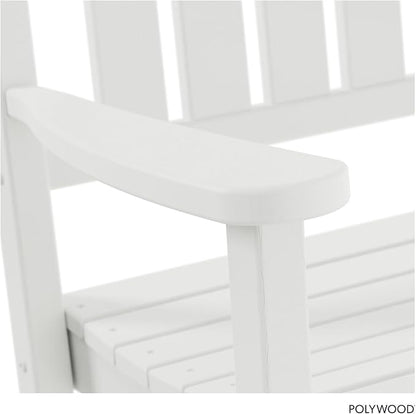 POLYWOOD Presidential Rocking Chair in White - Image 6