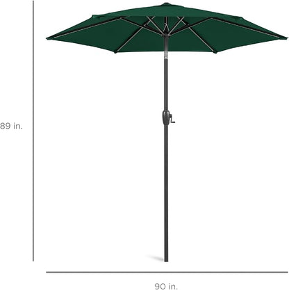 Best Choice Products 7.5ft Heavy-Duty Round Outdoor Market Table Patio Umbrella - Image 7