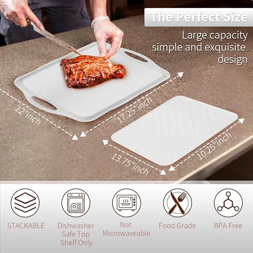 LEHAHA Large White Melamine Serving Tray - Image 7