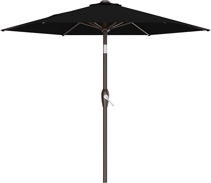 7.5FT Patio Umbrella Table Market Umbrella w/Tilt and Crank, Heavy-Duty Outdoor by AreShark