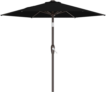 7.5FT Patio Umbrella Table Market Umbrella w/Tilt and Crank, Heavy-Duty Outdoor by AreShark