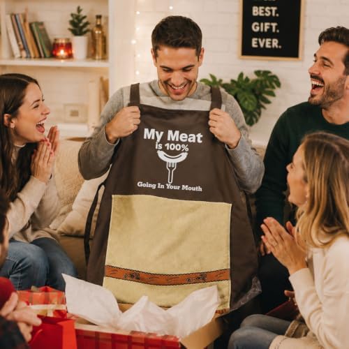 Chef's Prank Apron, Adjustable Neck Strap, Hidden Surprise Gift - Image 4