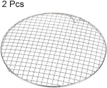 HARFINGTON 2pcs Round Cooking Rack 11-inch 201 Stainless Steel Cross Wire - Image 3