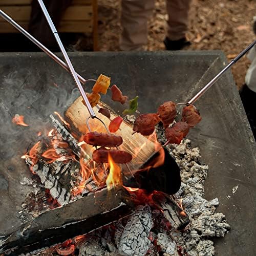RAOMEIDE 32" Heavy Duty Hot Dog Roasting Sticks - Image 5