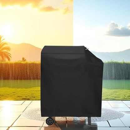 Charcoal Grills Cover for Feasto BBQ Charcoal Grill, Waterproof Outdoor Grill Cover BBQ Grill Cover Barbeque Grill Cover (Cover Only) - 46" L×26" W×43" H, Black