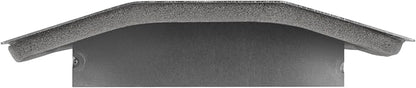 Repa Market 13" x 5" Inch Air Exhaust Grille for Round Ducts - Adjustable Louvre Blade - Galvanized Air Supply Vent Cover - Side Fit Round Surface Canal Ducting from 9.84" to 35.43" Inches