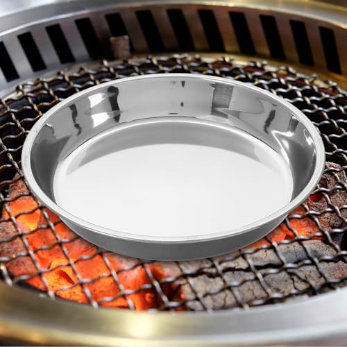 jojofuny Korean Style Stainless Steel round Bottom Plate - Image 6