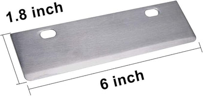 Grill Scrapers Blade Replacement Heavy Duty Rust Grill Blades Outdoor BBQ Tools & Accessories Blades Pack of 6.