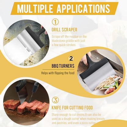AWEASROY Heavy Duty Griddle Scraper - Image 2