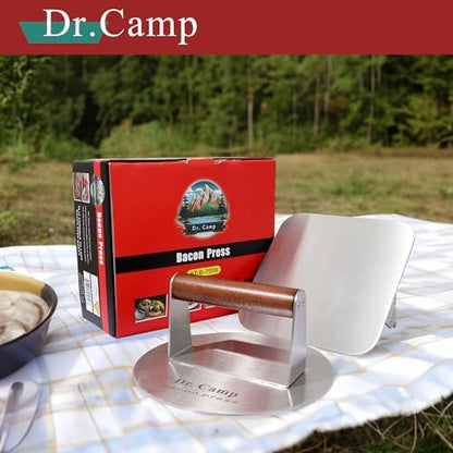 Dr.Camp 2 Pack Stainless Steel Burger Press - Image 5