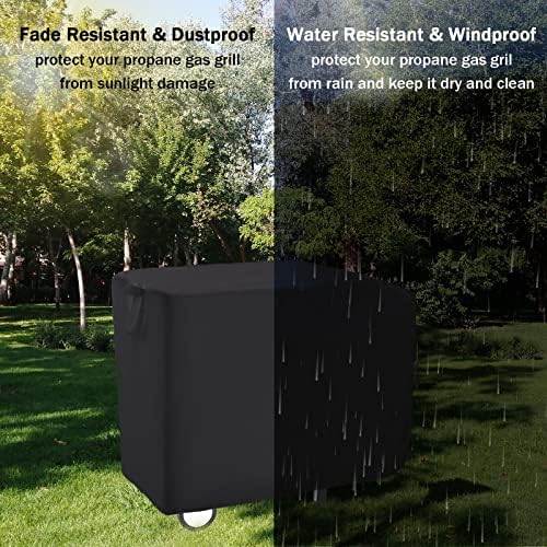 38 Inch Flat Top Grill Cover for 2 Burner Proprane Griddle - Image 5