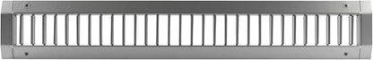 Repa Market 25" x 3" Inch Air Grille for Round Spiral Ducts - Adjustable Single Louvre Blade - Galvanized Ventilation Cover - Side Fit Round Surface Canal Ducting from 7" to 15.75" Inches