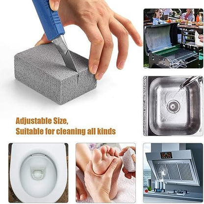 4 Pack Grill Cleaning Stone Brick Block Magic Pumice Stone - Image 4