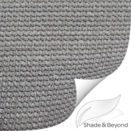 Shade&Beyond Rectangle Sun Shade Sail 16'X20' Permeable Canopy Light Grey - Image 8