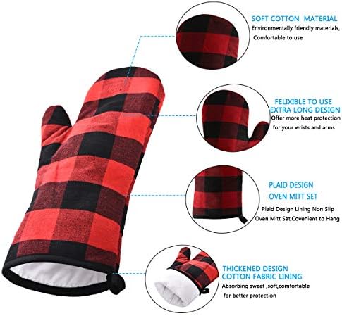Oven Mitts and Potholders BBQ Gloves-Oven Mitts and Pot Holders - Image 2