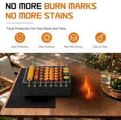 RICHIE 48 x 30 Inch Under Grill Mats - Image 4