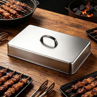 Rectangle Cheese Melting Dome, Basting Cover - Image 7