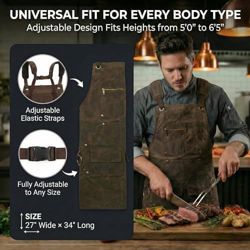 Professional Chef & BBQ Apron for Men - Image 6