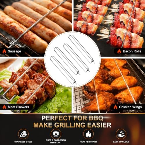 Chicken Wings Rack, Chicken Wing BBQ Fork, Stainless Steel BBQ Chicken Wing - Image 5