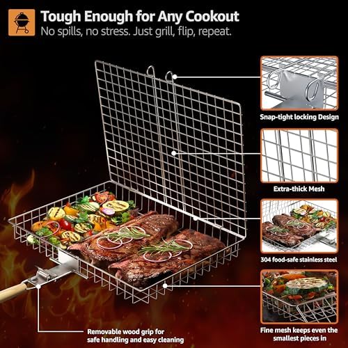 Sorbus Grill Basket - Image 5