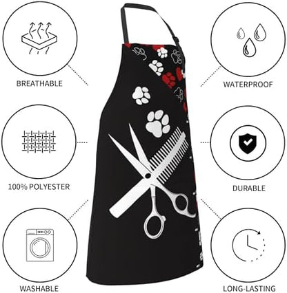 Art Apron with Pocket for Women Men - Image 3