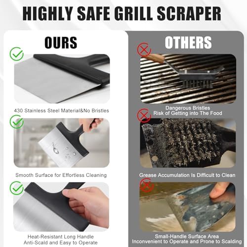 Grill Scraper, Griddle Scraper, Food Scraper - Image 4