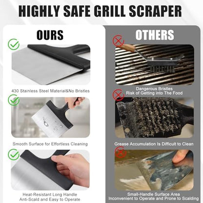 Grill Scraper, Griddle Scraper, Food Scraper - Image 4