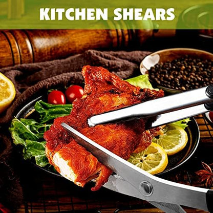 Kitchen Scissors, Korean Barbecue Scissors and Tongs Set, Kitchen Sheras - Image 6