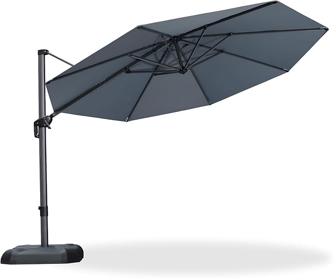 PURPLE LEAF Patio Outdoor Umbrella 11 Feet Round - Image 2