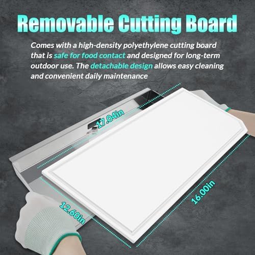A10-902 Rectangular Grill Serving Shelf - Image 3