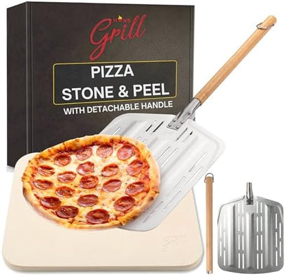 Hans Grill Pizza Stone PRO XL, Rectangular Baking Stone by HansGrill
