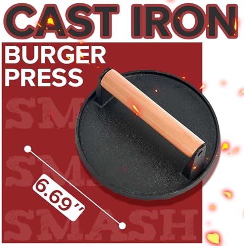 Grilliance Smash Burger Press Kit, 3 in 1 Hamburger Press Patty Maker, Dark - Image 2