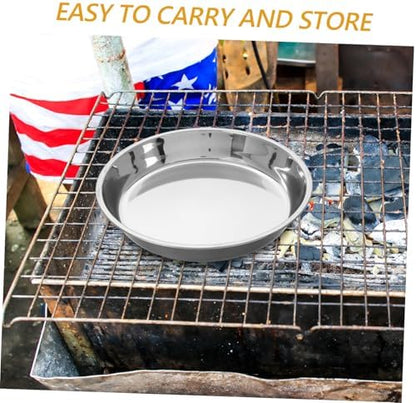 Stainless Steel round Charcoal Grill Pan - Image 7