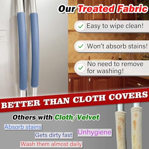 Refrigerator Handle Covers, Adjustable Appliance Handle Covers, Keep Your - Image 3