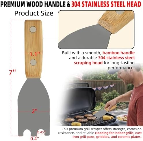 Grill Scraper Cleaning Tool - Image 2