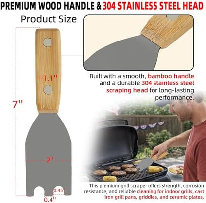 Grill Scraper Cleaning Tool - Image 2