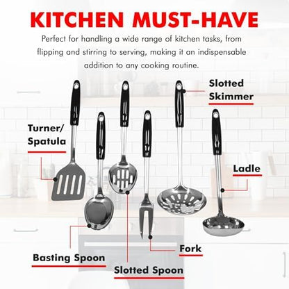 Chef Craft Select Meat Cooking Fork, 12 inch, Stainless Steel - Image 6