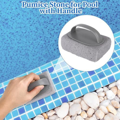 Pool Pumice Stones 4 Pcs Hand-Held Pumice Stone - Image 4