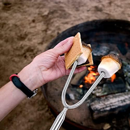 Briout Marshmallow Roasting Sticks 12 Colors Extra Long 45'' Stainless - Image 2