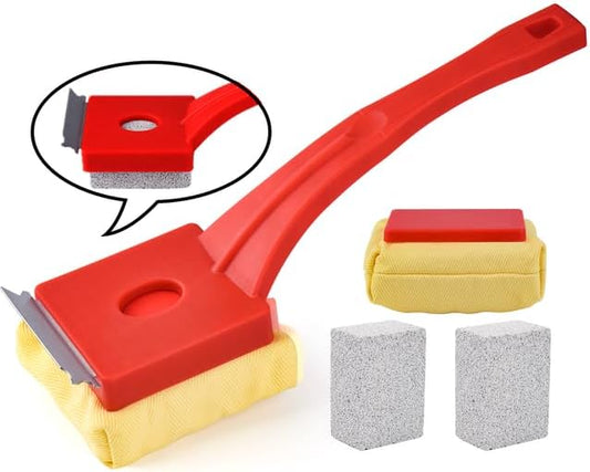 Grill Brush Bristle-Free – Steam Cleaning & Pumice BBQ Grill Cleaner by Kitwanda