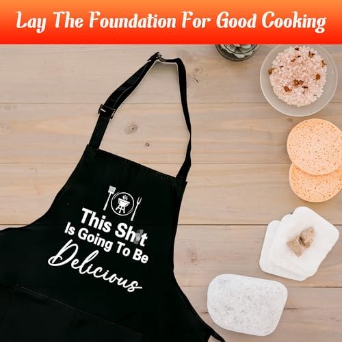 Aprons For Men, Funny Grilling Aprons - Image 3