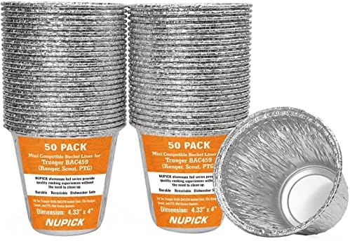 NUPICK 50 Pack Mini Grease Bucket Liner by CreateAmazingChoice