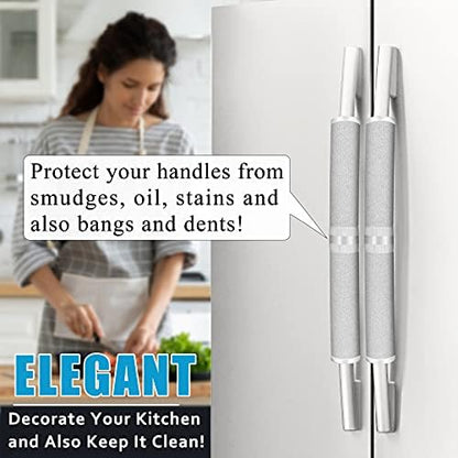 Refrigerator Door Handle Covers, Keep Your Kitchen Appliance Clean from Food - Image 2