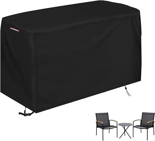 Patio Bistro Set Cover, Heavy Duty Waterproof Outdoor Table and Chairs Set Cover for 3 Pieces Patio Furniture Set/2 Chairs Patio Set - 62"L x 22"W x 30"H