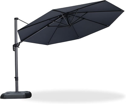 PURPLE LEAF Patio Outdoor Umbrella 11 Feet Round - Image 9