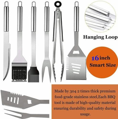 MUJUZE BBQ Grill Accessories Set - Image 3