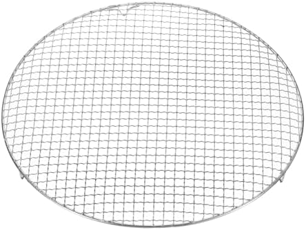 HARFINGTON Round Cooking Rack 17.7-inch 201 Stainless Steel Cross Wire Barbecue - Image 3