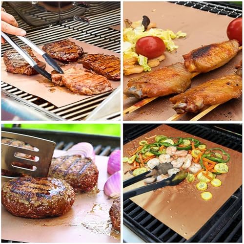 Copper Grill Mats for Gas Grill, 15.75 x 13 Inch - Image 6