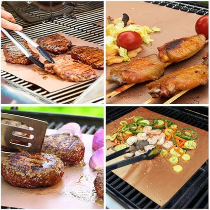 Copper Grill Mats for Gas Grill, 15.75 x 13 Inch - Image 6